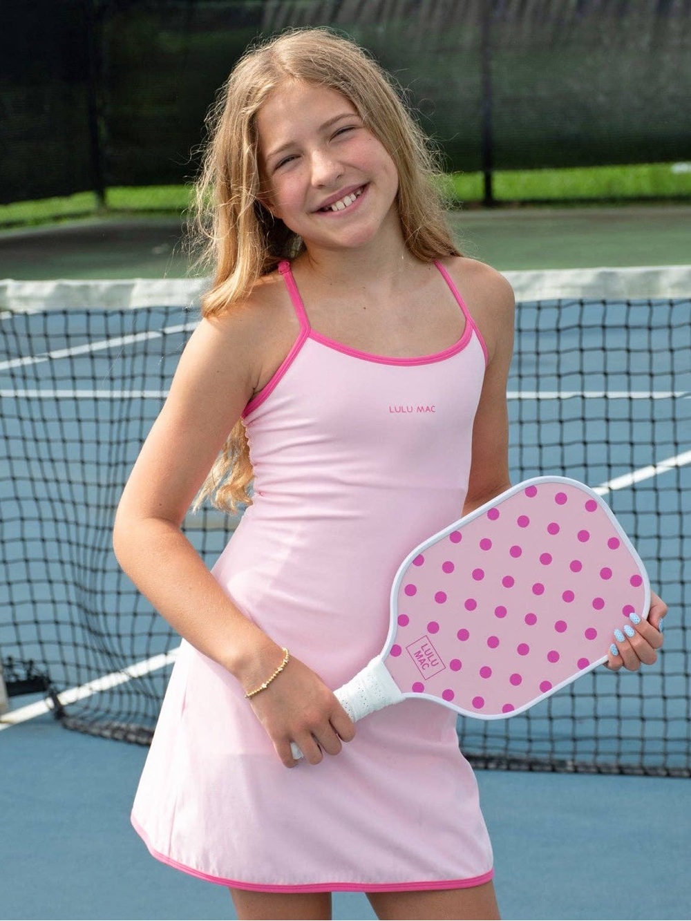 Lulu Mac Youth Light Pink/Aurora Athletic Dress
